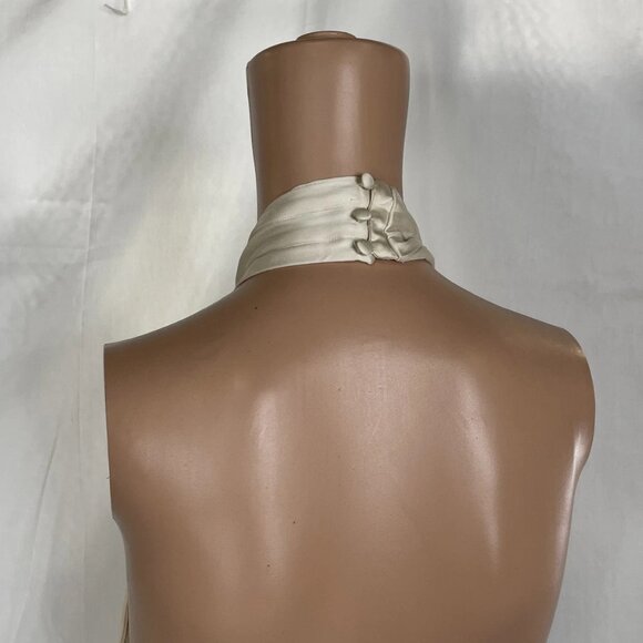 NEW ANTHROPOLOGIE X BHLDN Selma Halter Neck Satin Maxi Dress |Size S| Champagne - Picture 2 of 9